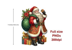 Christmas Santa Clipart Bundle - CraftNest - Digital Crafting and Art