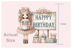 Birthday Girl Clipart Bundle - 22 Pieces - CraftNest - Digital Crafting and Art
