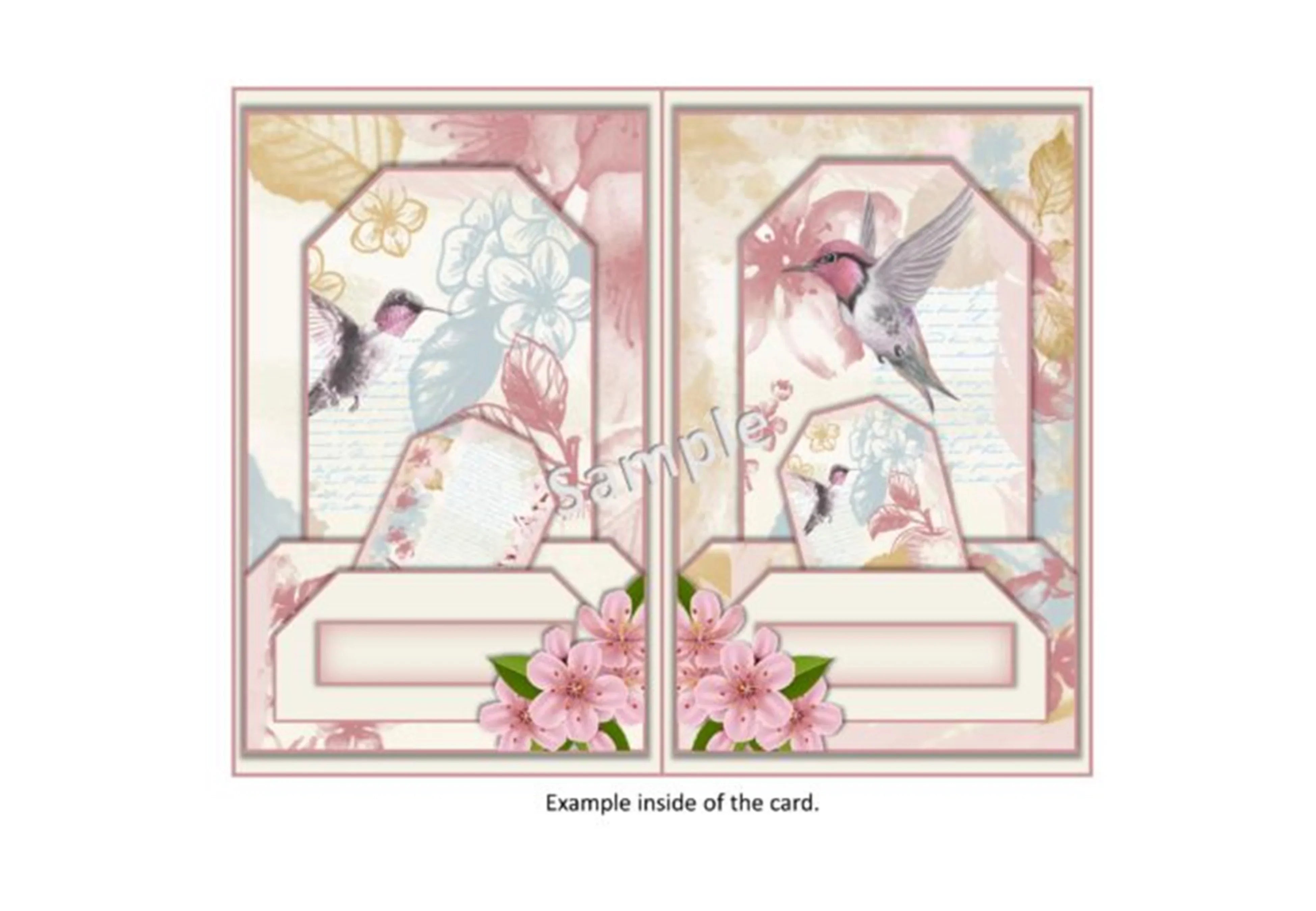 Apple Blossom Card Folio Junk Journal Kit - CraftNest - Digital Crafting and Art