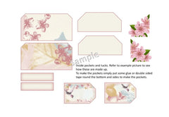 Apple Blossom Card Folio Junk Journal Kit - CraftNest - Digital Crafting and Art