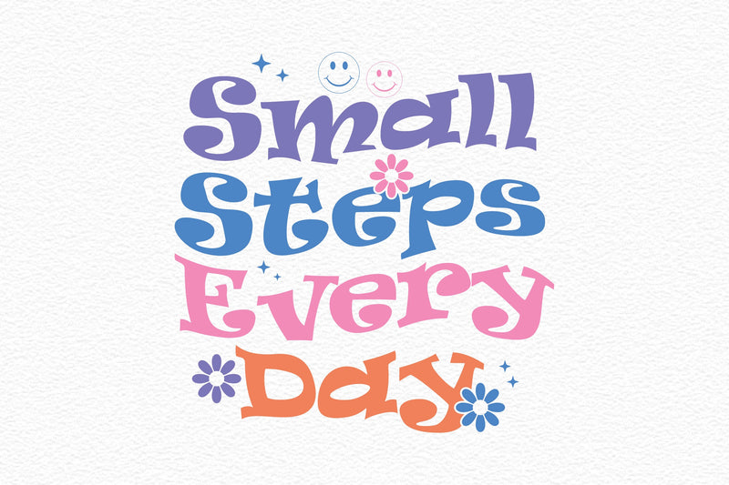 Small Steps Every Day SVG Bundle - CraftNest - Digital Crafting and Art