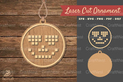 Smile Laser Cut Ornament SVG Bundle - CraftNest - Digital Crafting and Art