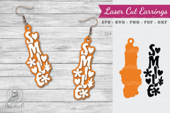 Simple Lasercut Earrings SVG Design Bundle - CraftNest - Digital Crafting and Art