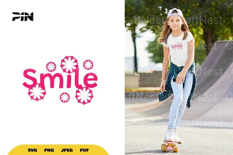 Smile Flower SVG Bundle - CraftNest - Digital Crafting and Art