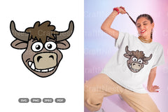 Smiling Cow Animal SVG Bundle - CraftNest - Digital Crafting and Art