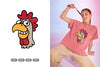 Smiling Rooster Animal SVG Bundle