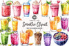 Smoothie Clipart Bundle