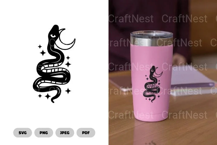 Magical Celestial Snake SVG Bundle - CraftNest - Digital Crafting and Art