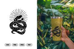 Magical Celestial Snake SVG Bundle - CraftNest - Digital Crafting and Art
