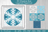 Snowflake 3D Shadow Box Layered Papercut SVG Bundle