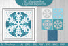Snowflake 3D Shadow Box Layered Papercut SVG Bundle