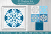 Snowflake 3D Shadow Box Layered Papercut SVG Bundle