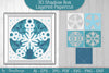 Snowflake 3D Shadow Box Layered Papercut SVG Bundle