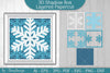 Snowflake 3D Shadow Box Layered Papercut SVG Bundle