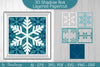 Snowflake 3D Shadow Box Layered Papercut SVG Bundle