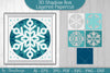 Snowflake 3D Shadow Box Layered Papercut SVG Bundle
