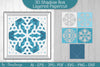 Snowflake 3D Shadow Box Layered Papercut SVG Bundle