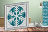 Snowflake 3D Shadow Box Layered Papercut SVG Bundle