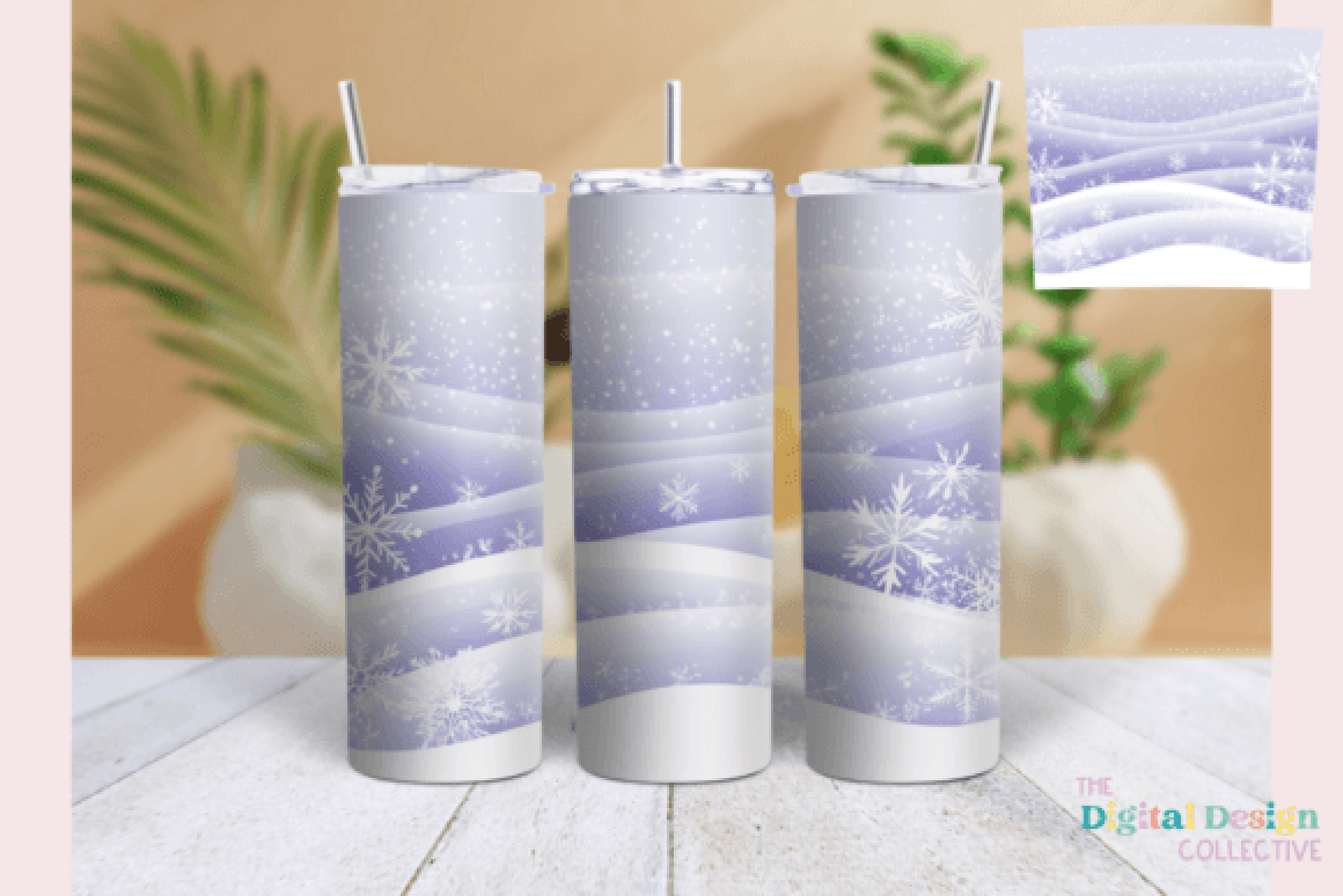 Snowflake Tumbler Wrap Bundle