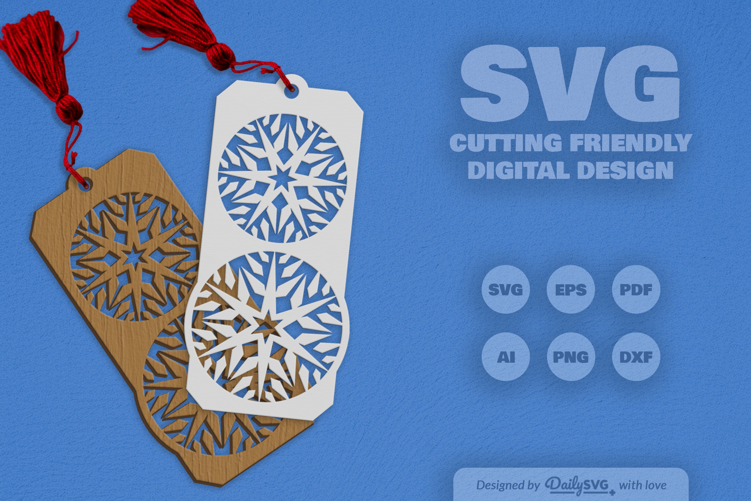 Snowflake SVG Bundle for Crafting 5