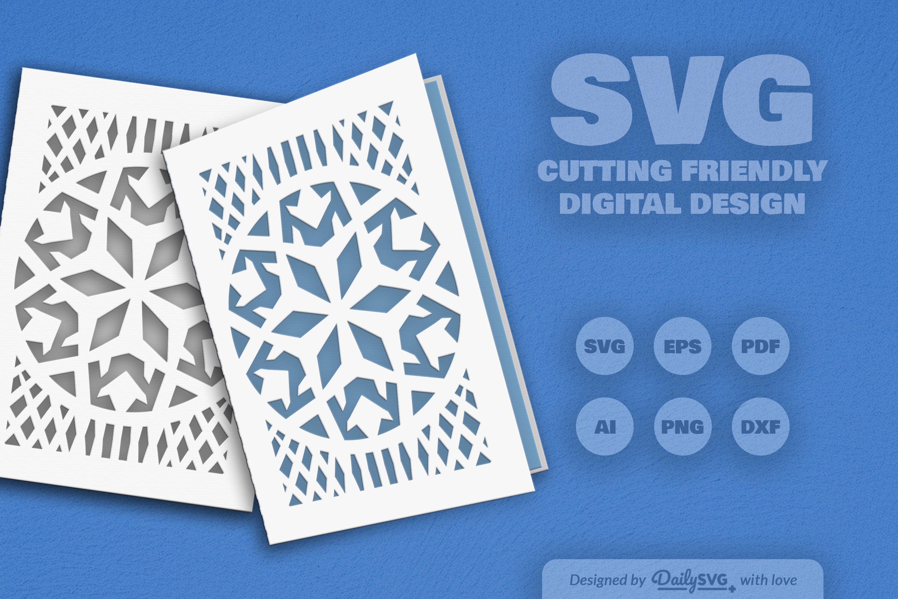 Snowflake SVG Bundle for Winter Decor