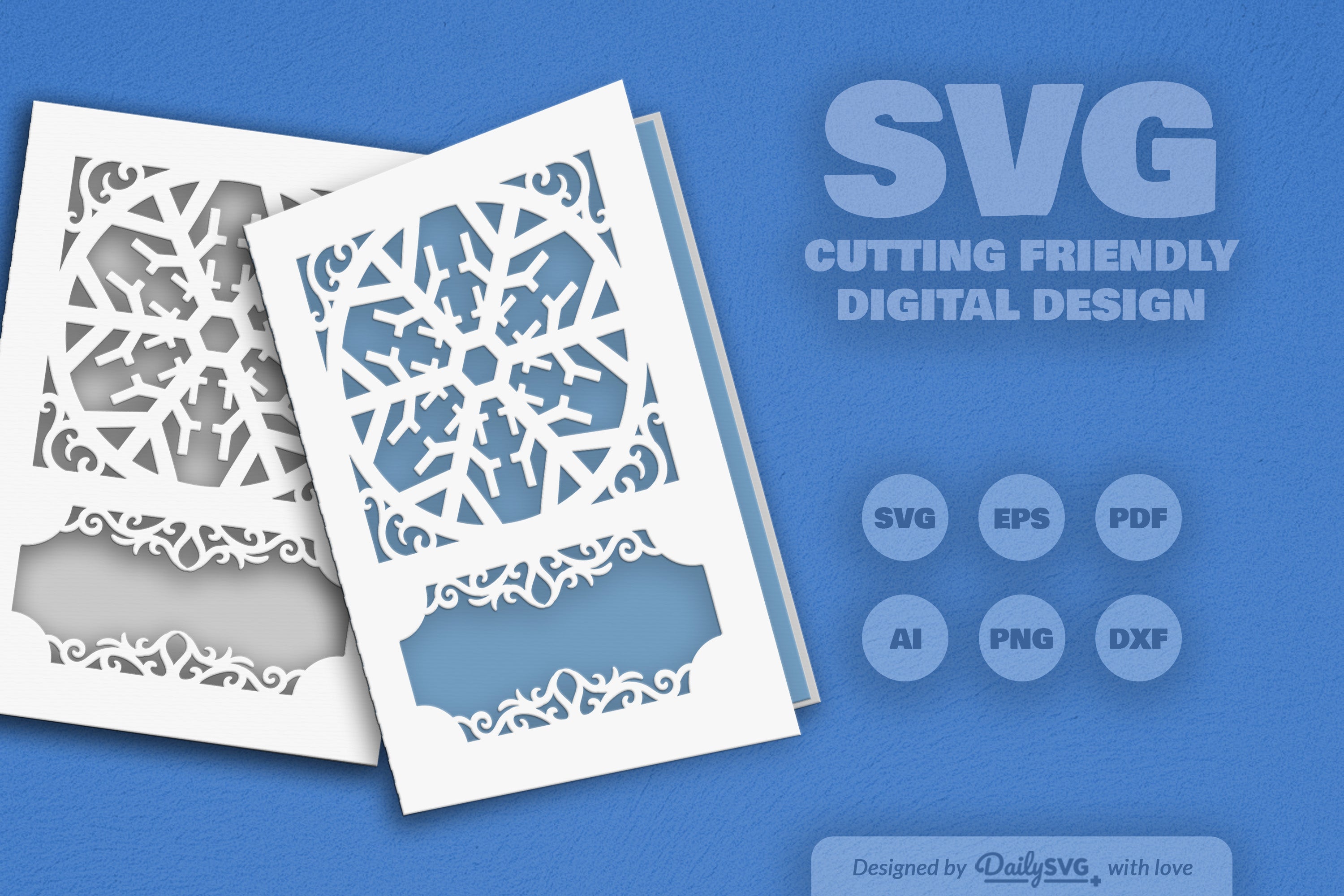 Snowflake SVG Bundle for Winter Decor 9