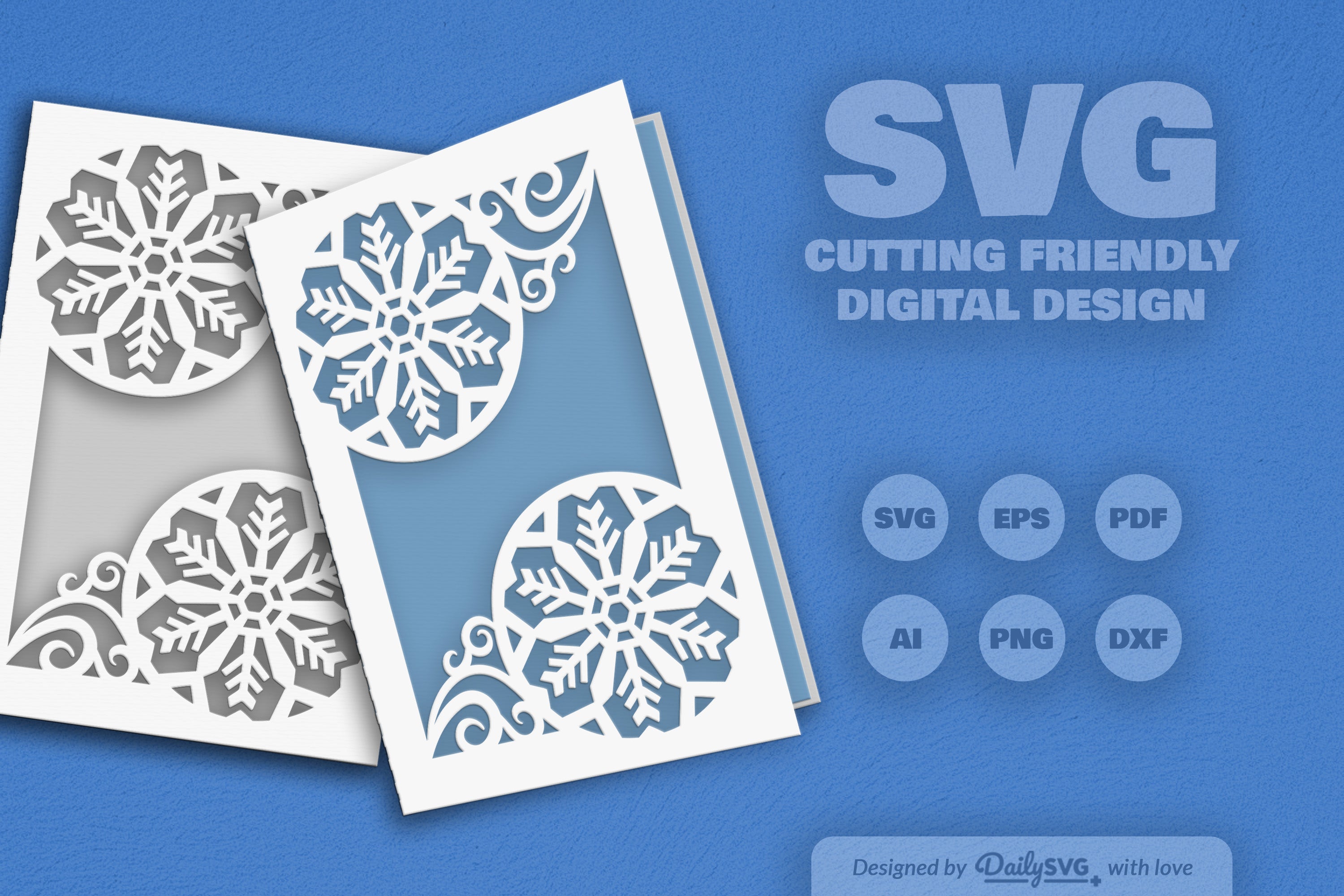 Snowflake SVG Bundle for Winter Decor 1