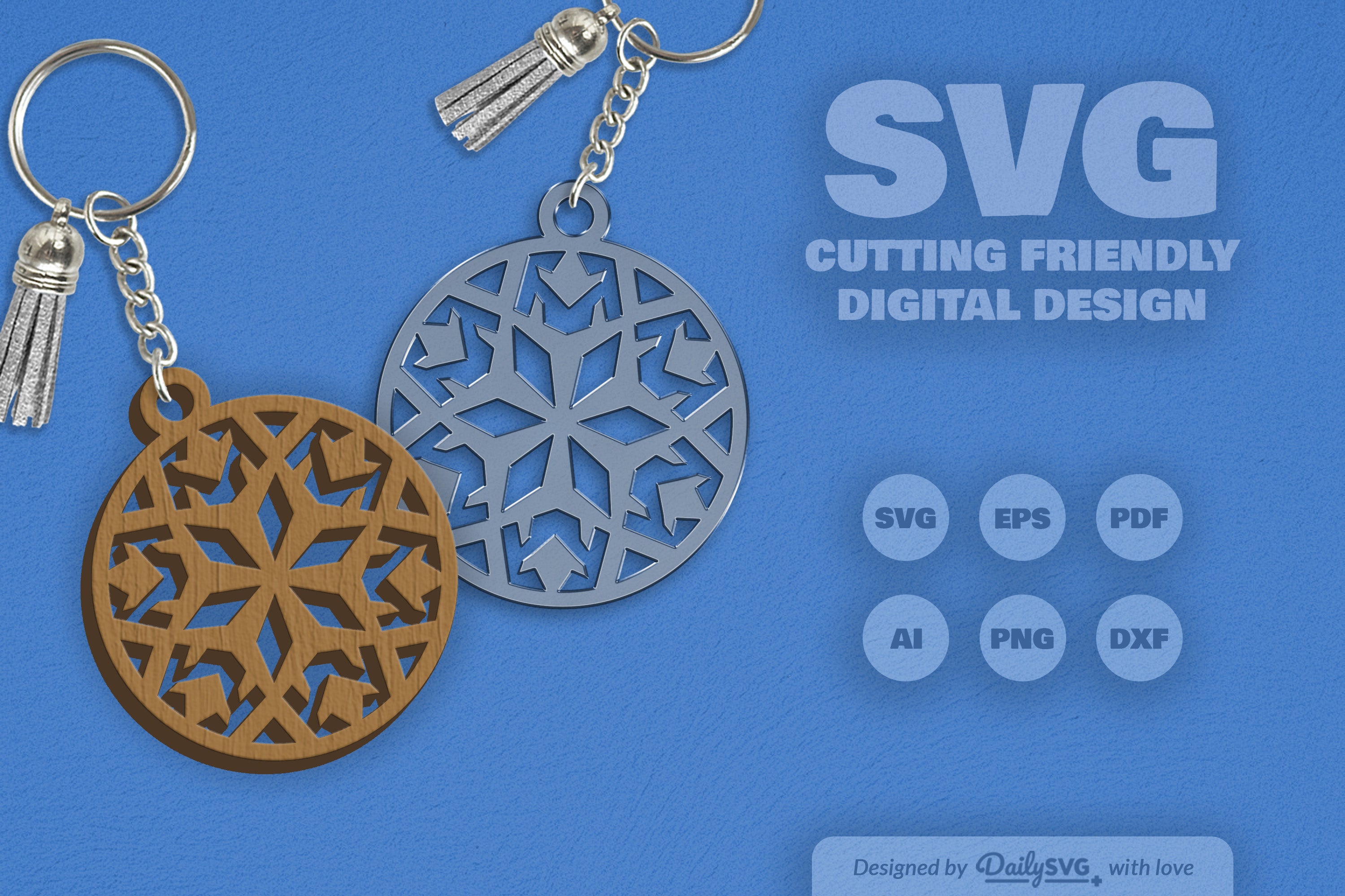 Snowflake SVG Bundle for Crafting 8