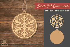 Snowflake Laser Cut Ornament SVG Bundle - CraftNest - Digital Crafting and Art