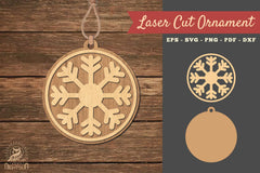 Snowflake Laser Cut Ornament SVG Bundle - CraftNest - Digital Crafting and Art