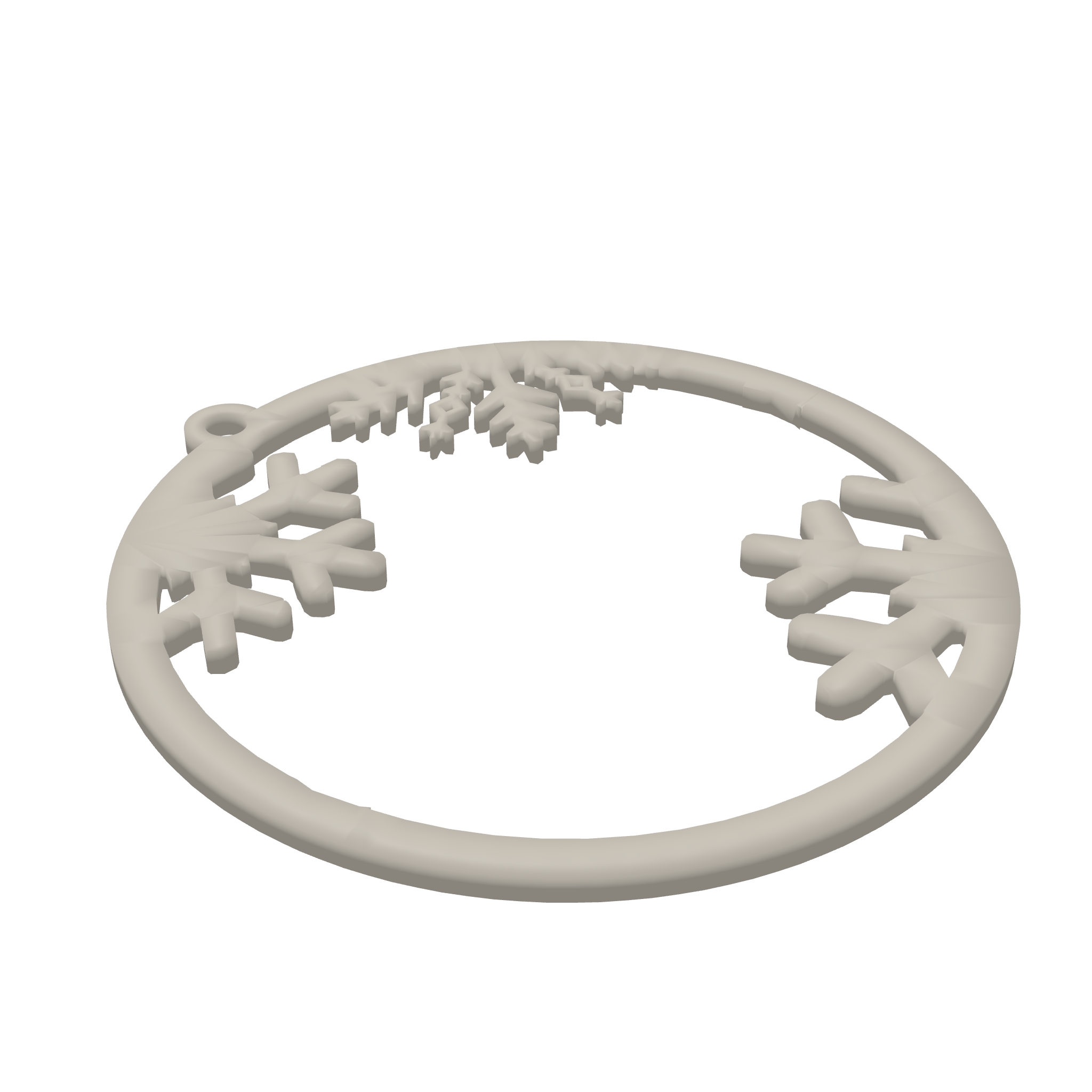 Snowflake Sphere 3D Print STL File