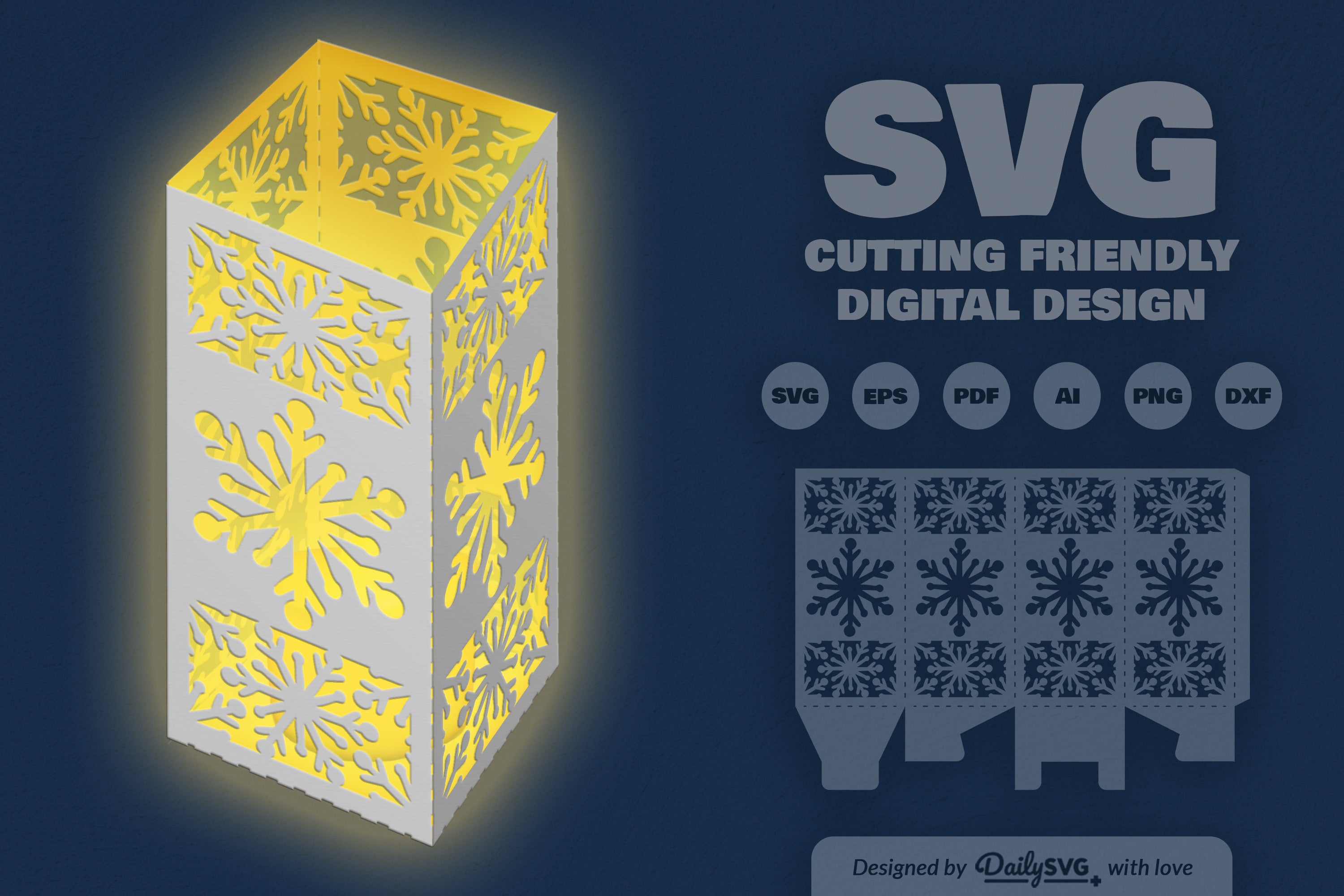 Snowflakes Papercut SVG Bundle for Crafting 5