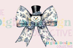 Charming Snowman Coquette Bow Clipart Bundle - CraftNest - Digital Crafting and Art