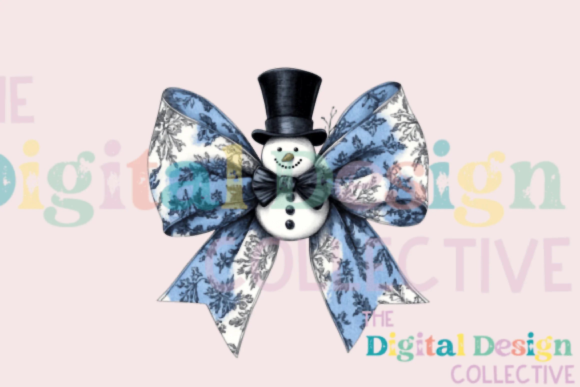 Charming Snowman Coquette Bow Clipart Bundle - CraftNest - Digital Crafting and Art