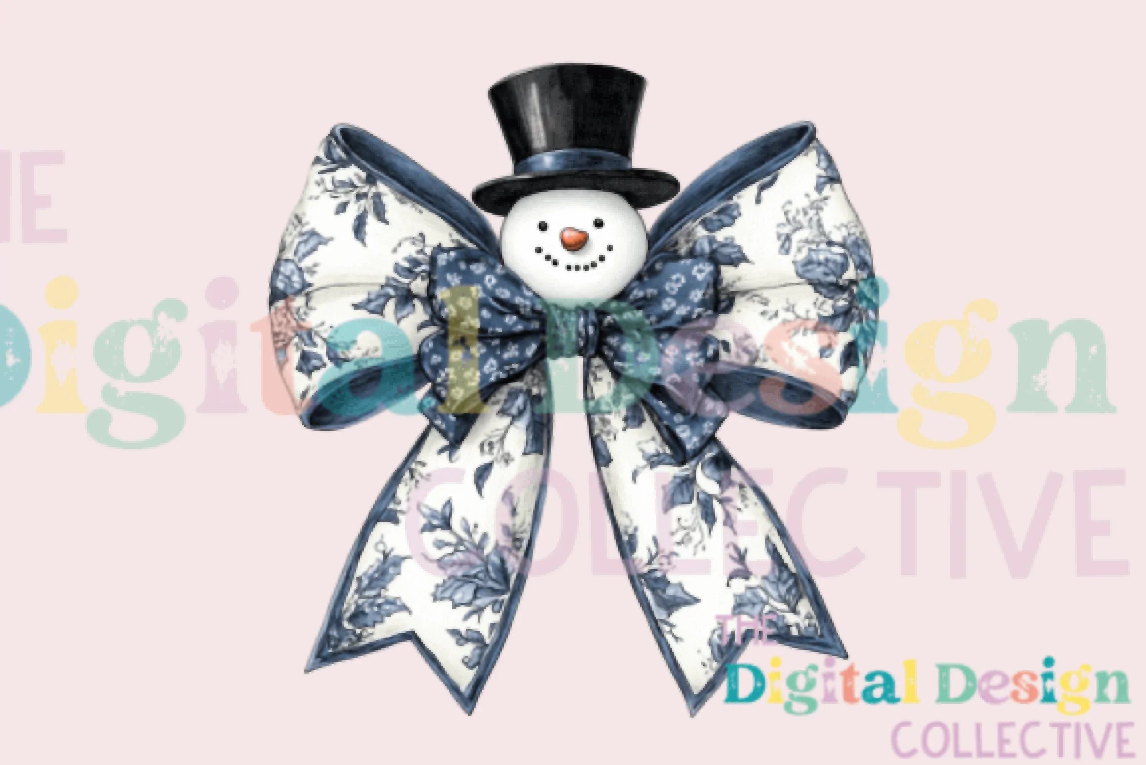 Charming Snowman Coquette Bow Clipart Bundle - CraftNest - Digital Crafting and Art