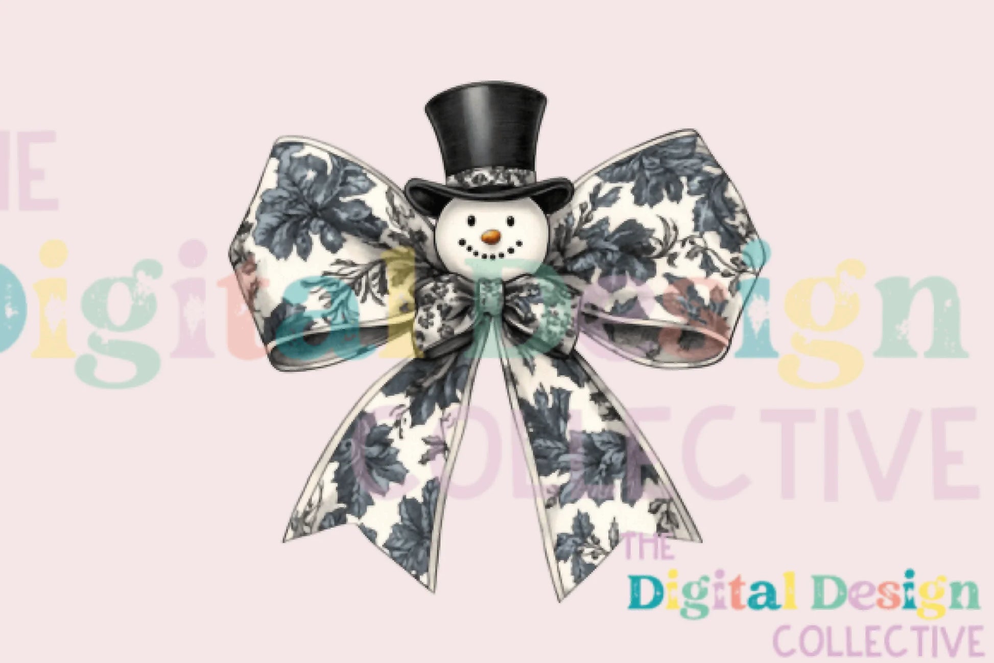 Charming Snowman Coquette Bow Clipart Bundle - CraftNest - Digital Crafting and Art