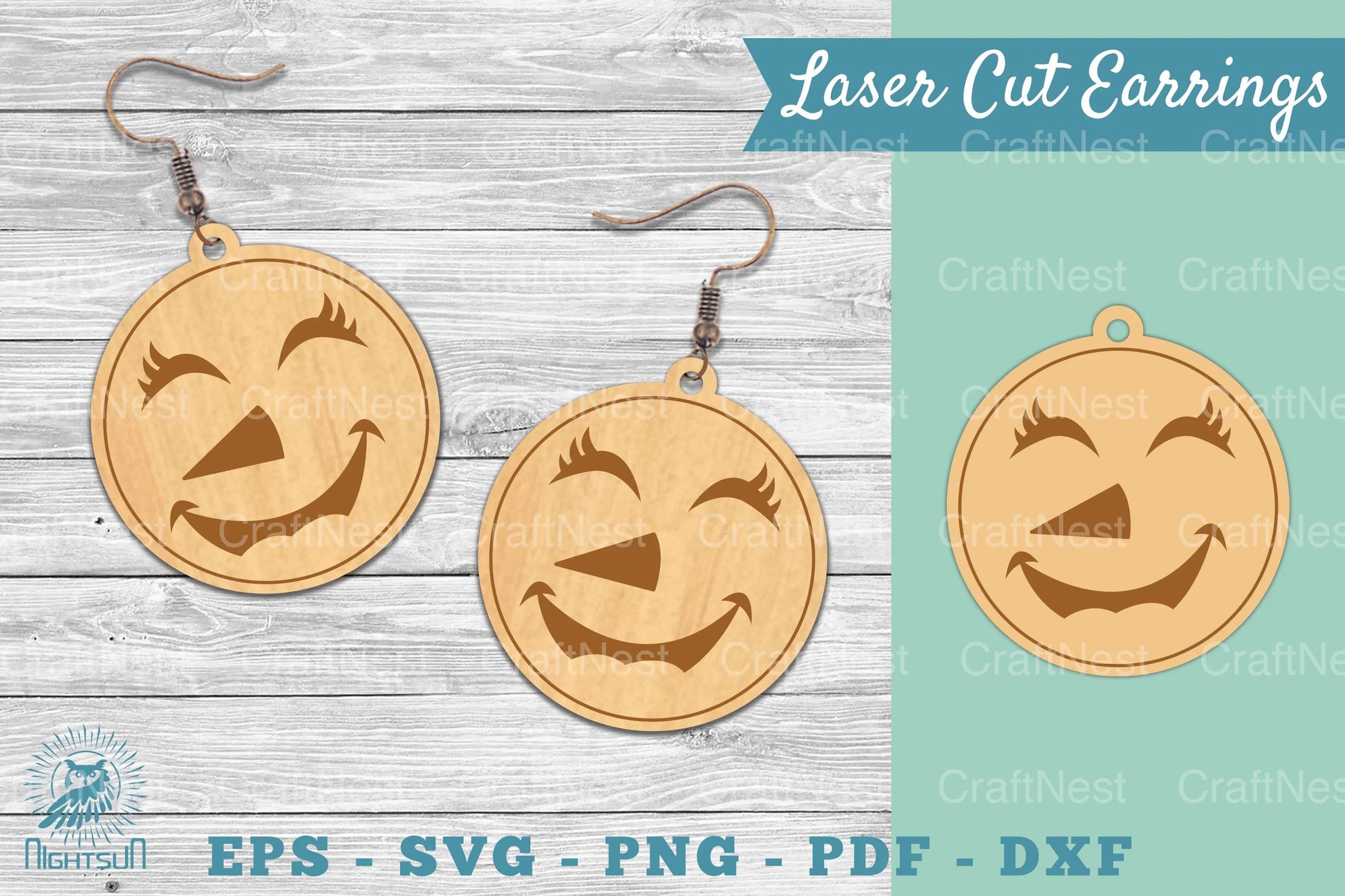 Snowman Face Laser Cut Earrings Clipart Bundle - CraftNest - Digital Crafting and Art