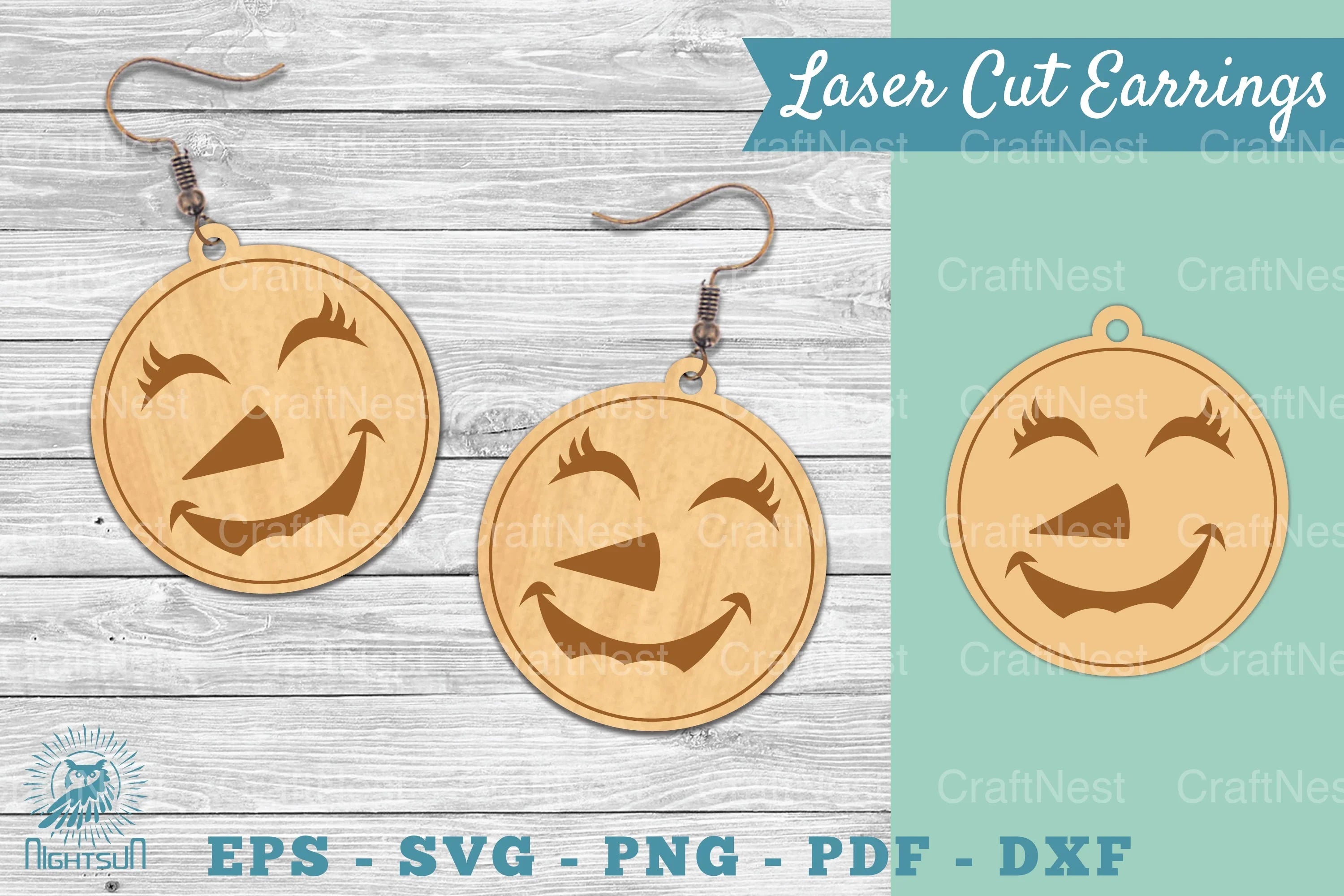 Snowman Face Laser Cut Earrings Clipart Bundle - CraftNest - Digital Crafting and Art