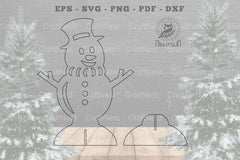 Snowman Laser Cut Home Decor SVG Bundle - CraftNest - Digital Crafting and Art