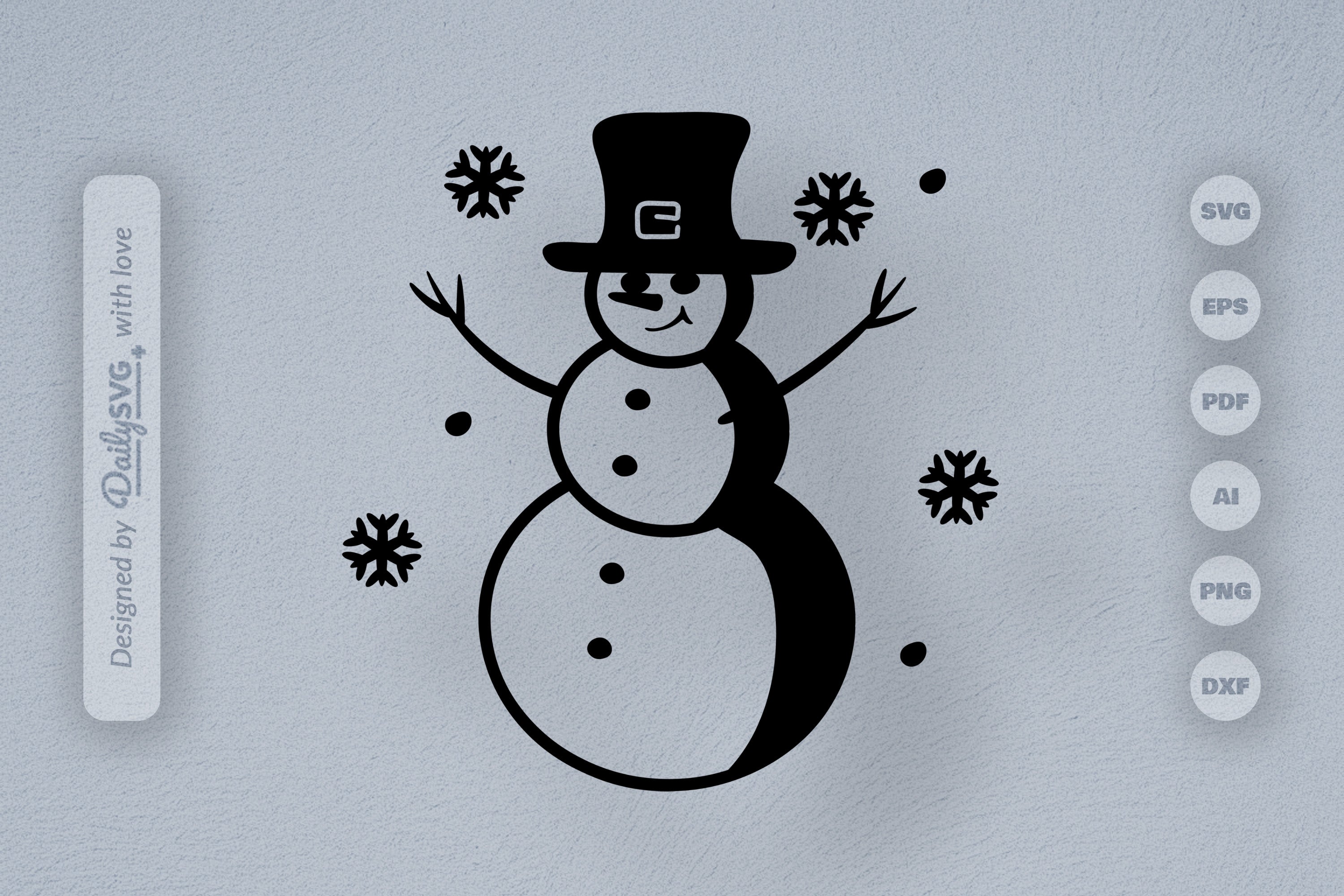 Snowman SVG Bundle for Winter Fun 1