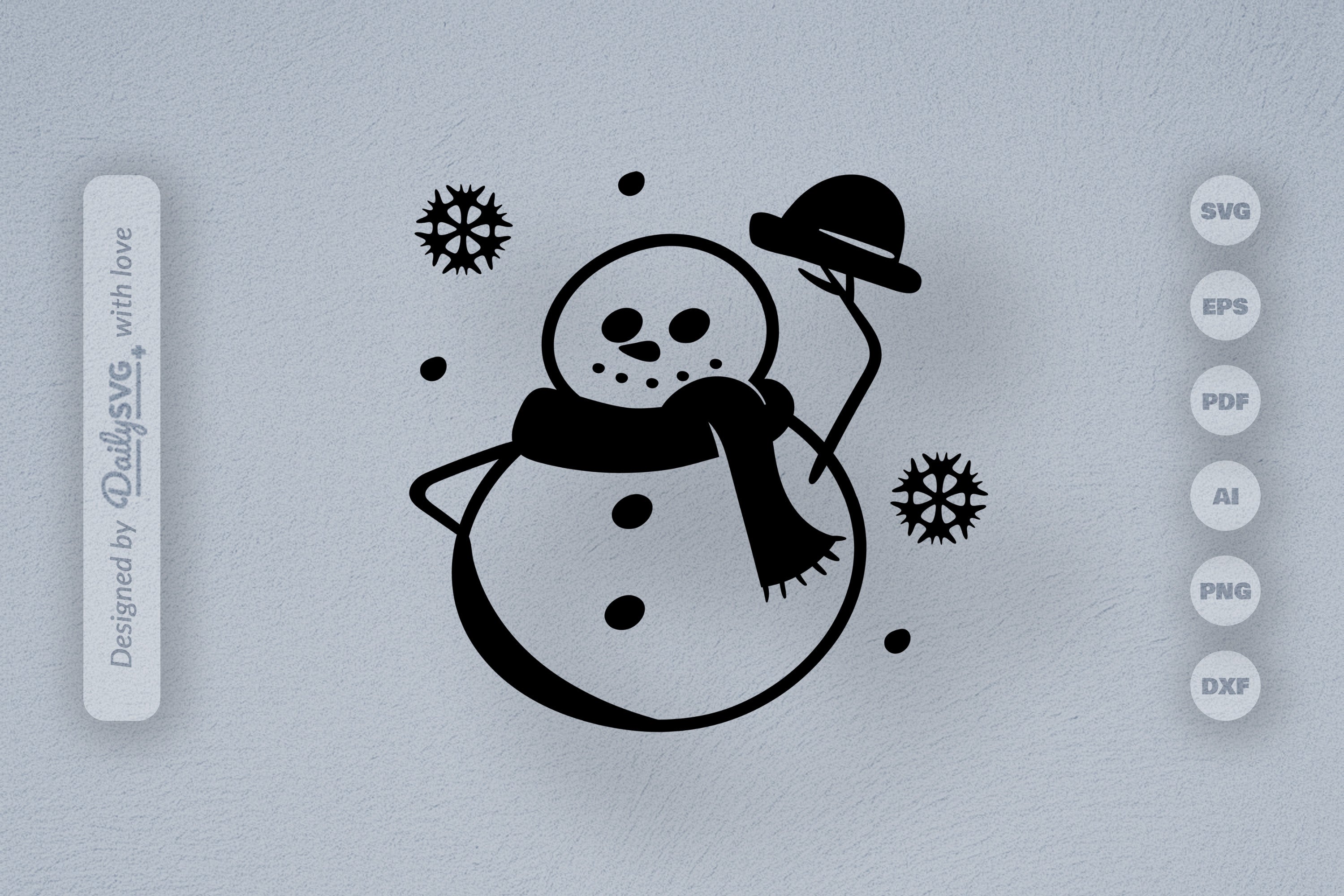 Snowman SVG Bundle: Festive Winter Decor Set 2