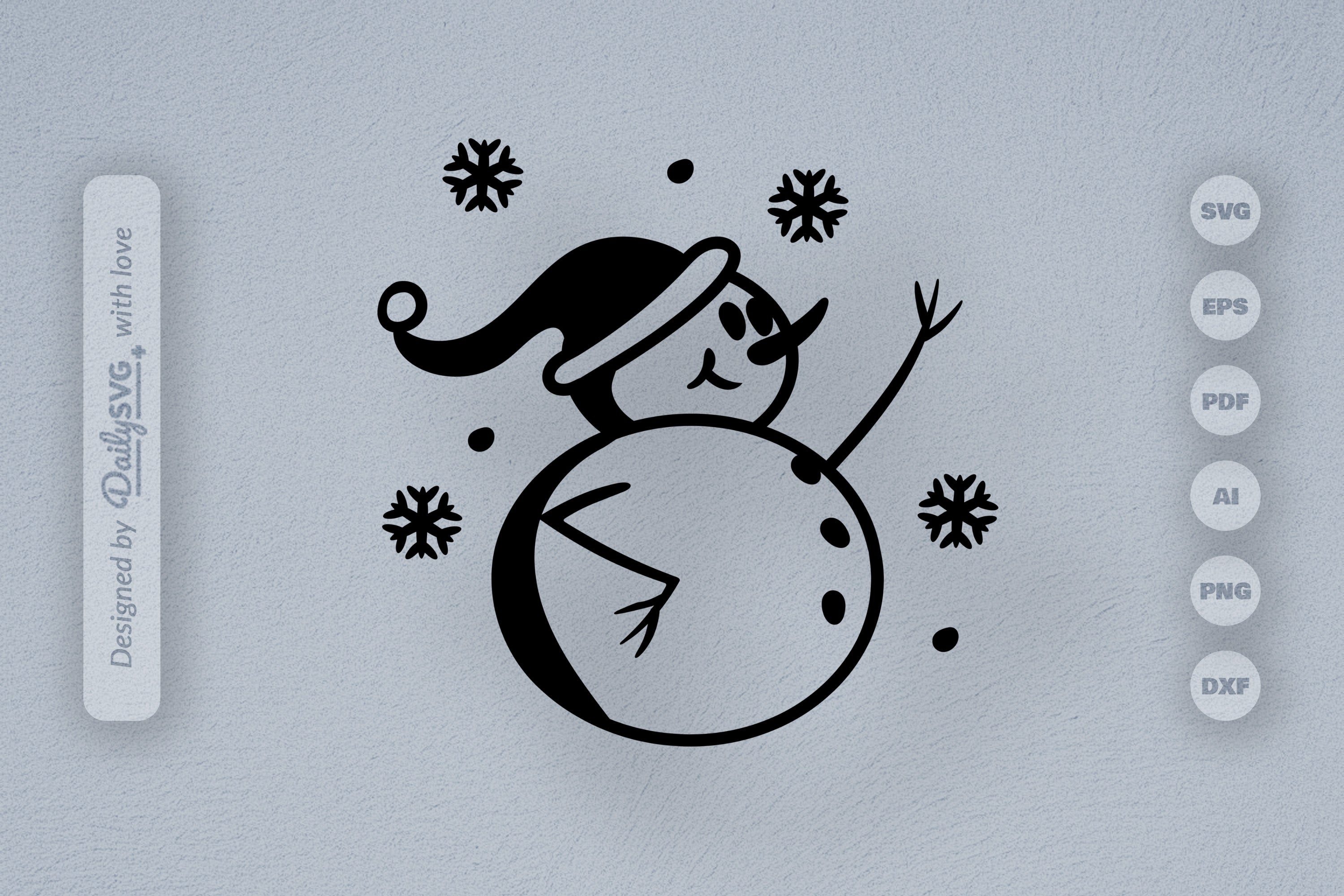 Snowman SVG Bundle: Festive Winter Decor Set 1