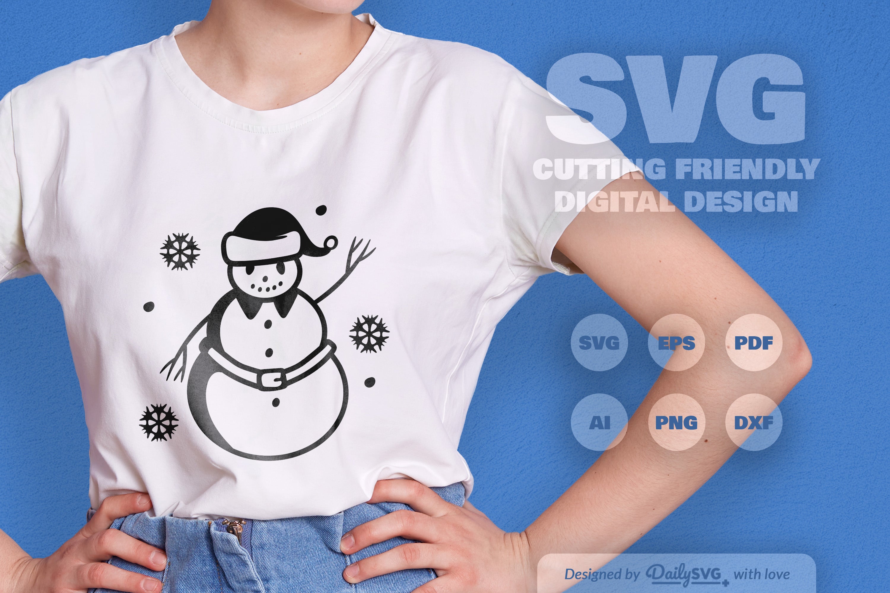 Snowman SVG Bundle for Winter Decor 1