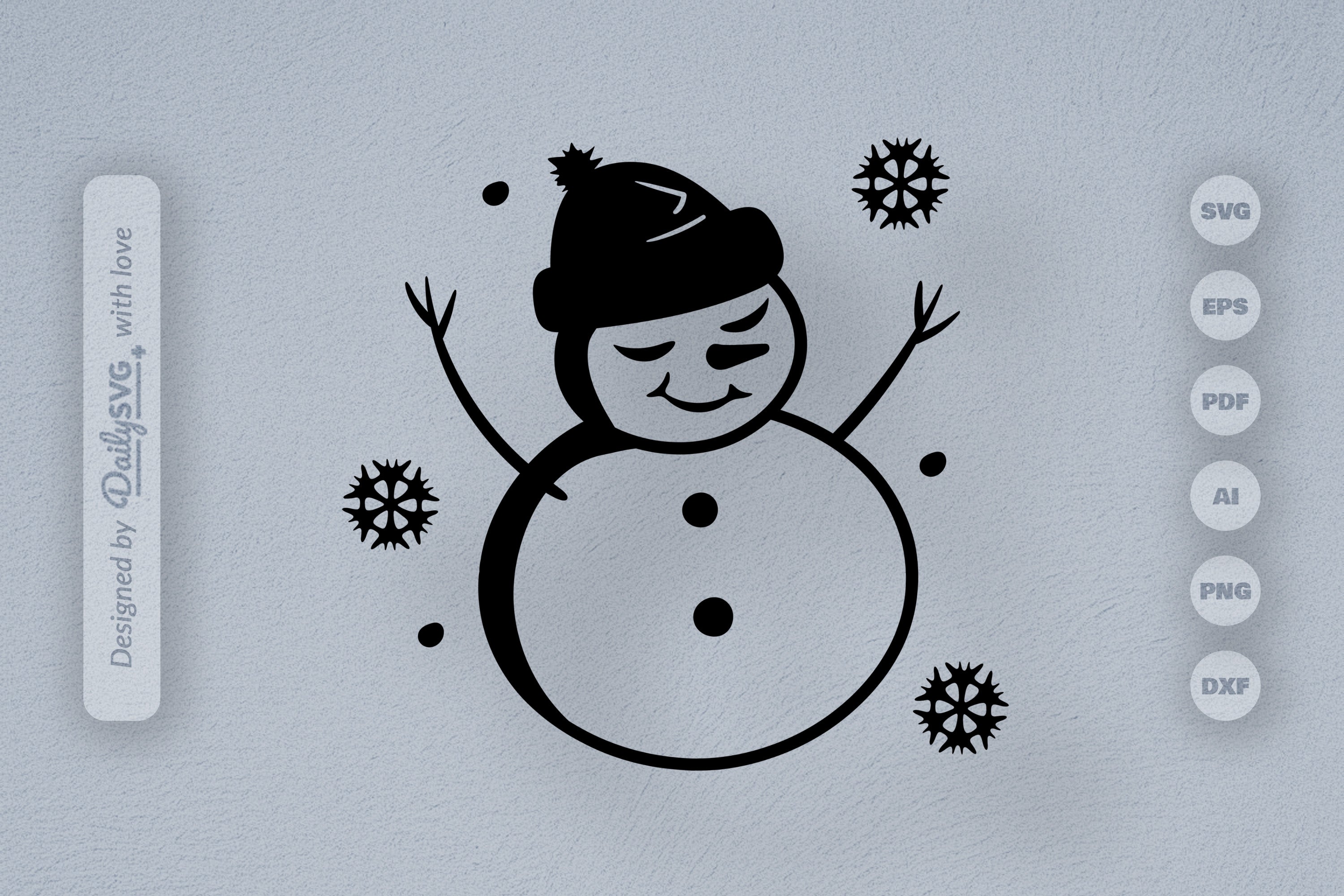 Snowman SVG Bundle: Festive Winter Decor Set