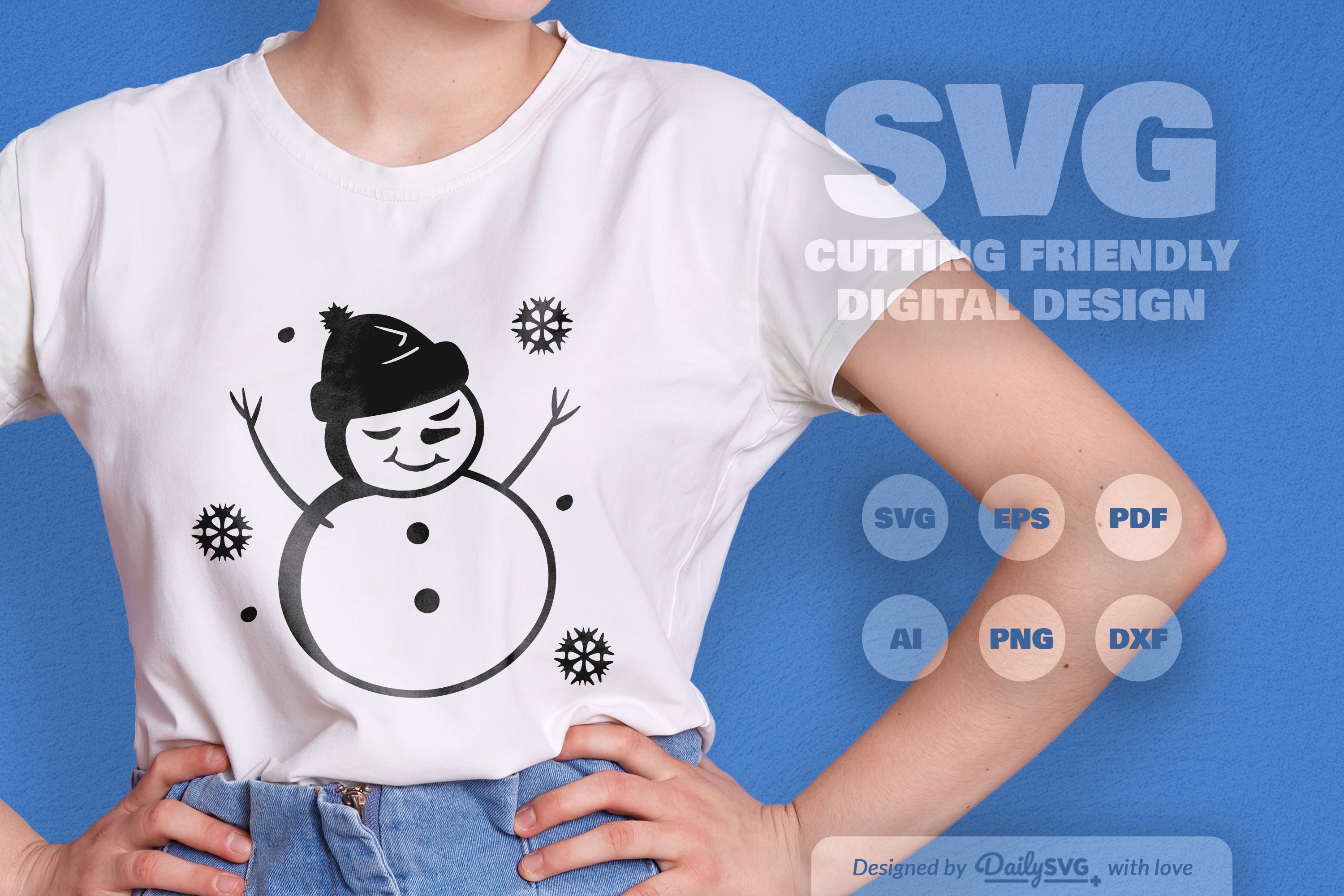 Snowman SVG Bundle: Festive Winter Decor Set