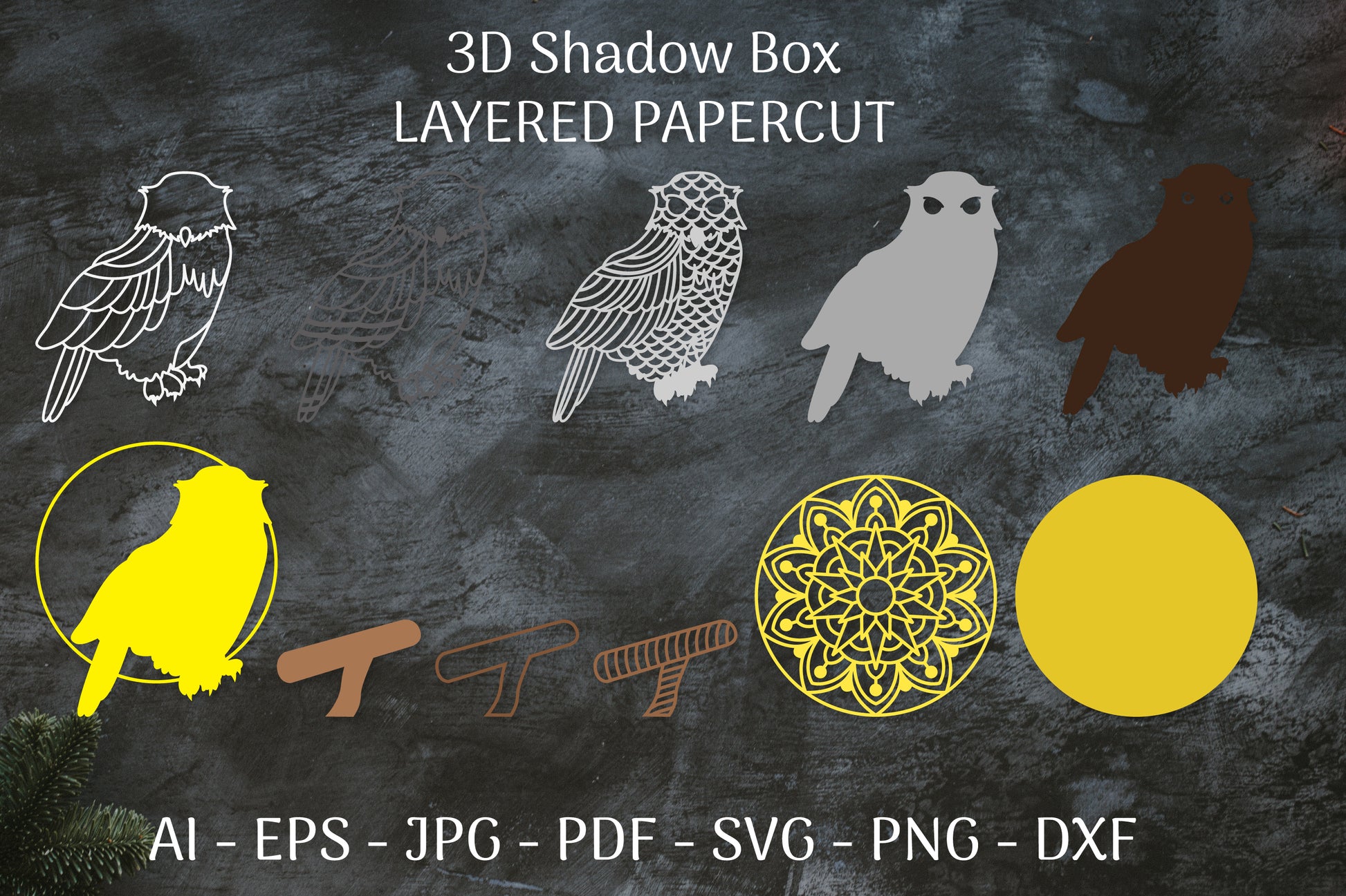 Snowy Owl SVG Bundle - CraftNest - Digital Crafting and Art
