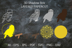 Snowy Owl SVG Bundle - CraftNest - Digital Crafting and Art