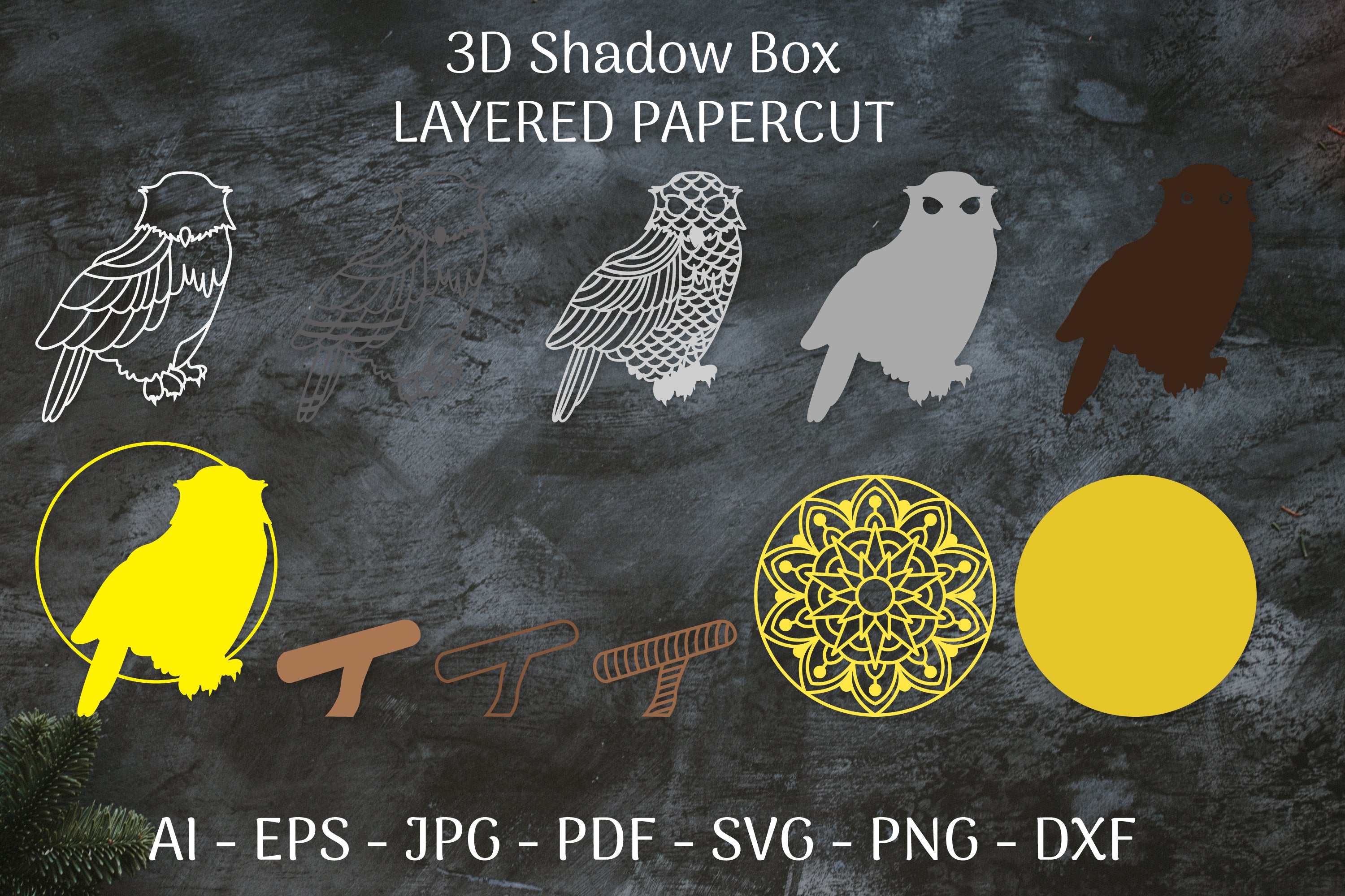 Snowy Owl SVG Bundle - CraftNest - Digital Crafting and Art