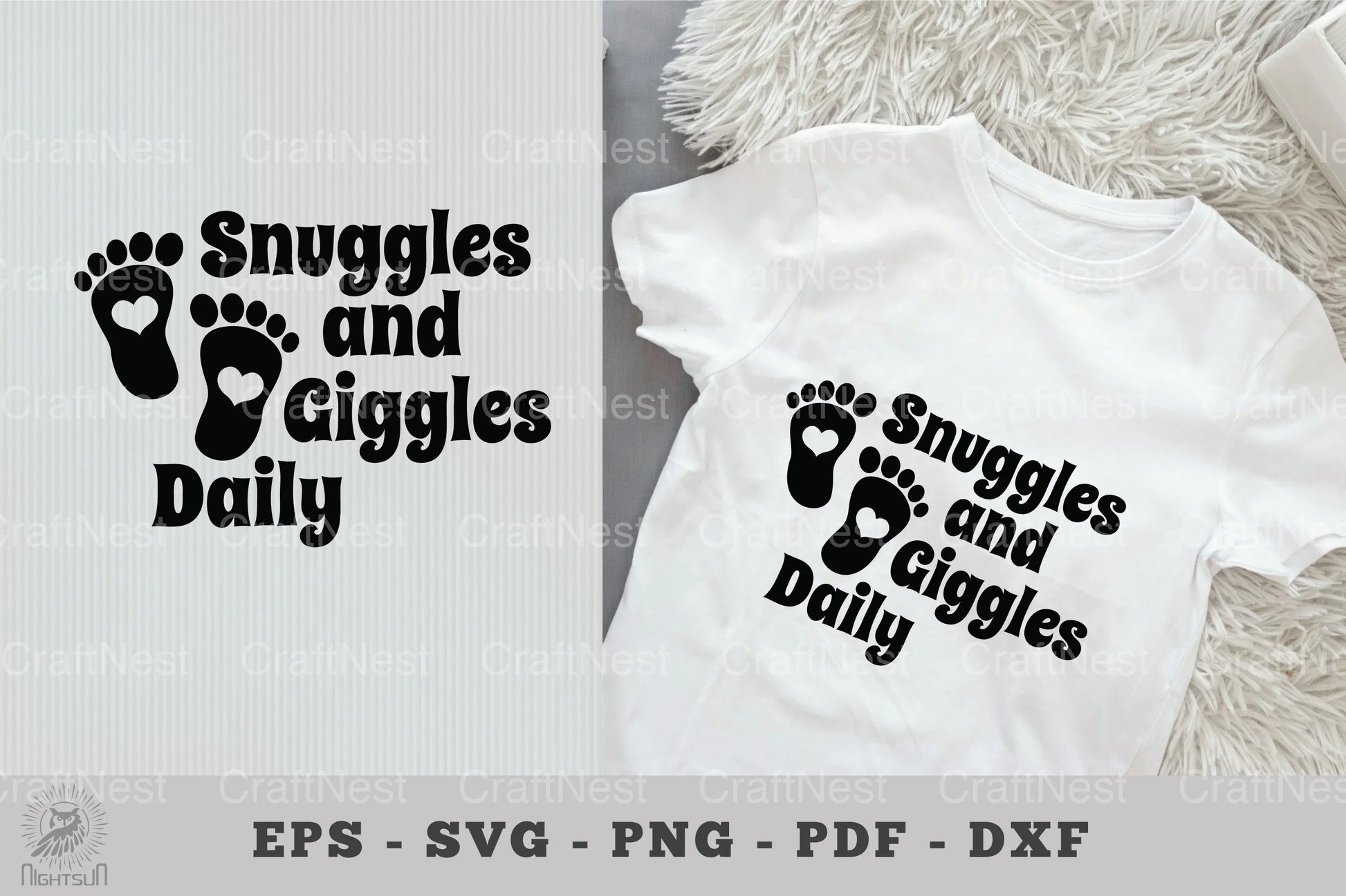 Snuggles and Giggles Baby Quotes Clipart Bundle - CraftNest - Digital Crafting and Art