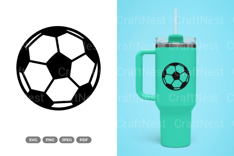 Soccer Ball Doodle Sport Clipart Bundle - CraftNest - Digital Crafting and Art